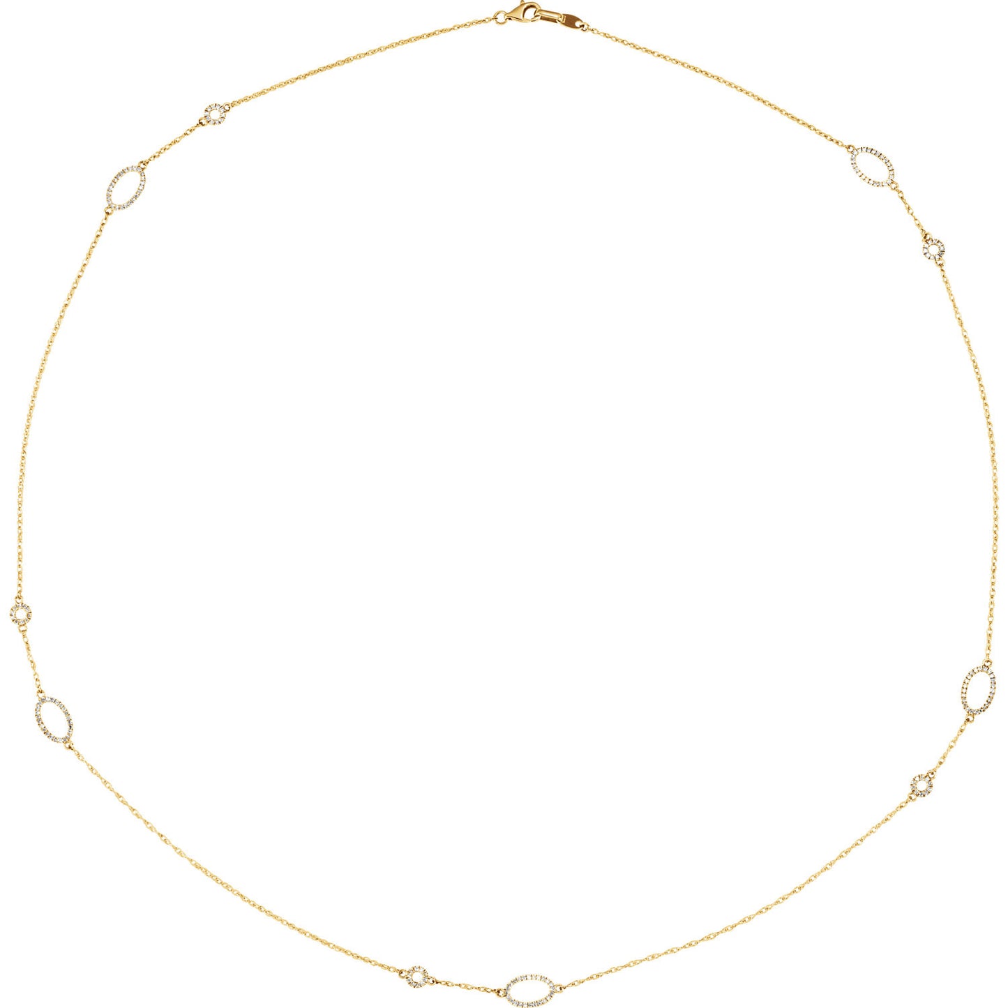 14K 1/2 CTW Diamond 24" Necklace - Crestwood Jewelers