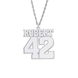 Personalized Sports Number Pendant - Crestwood Jewelers