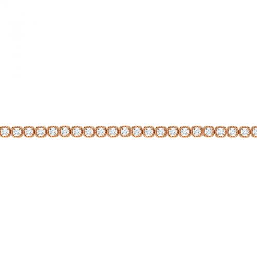 14k Diamond Beaded Tennis Bracelet 1.5 CTTW - Crestwood Jewelers