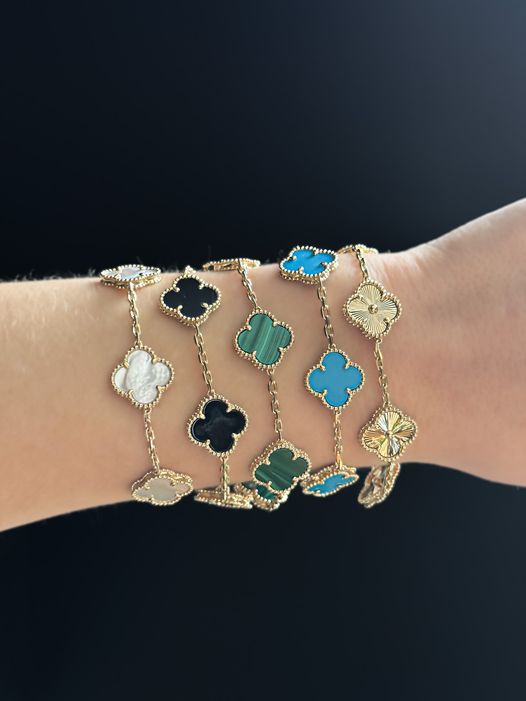 14K Quatrefoil Clover Bracelet