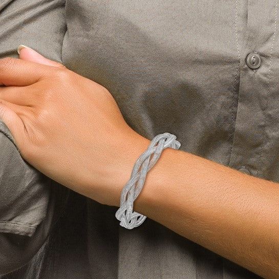 14K Fancy Stretch Bangle Bracelet