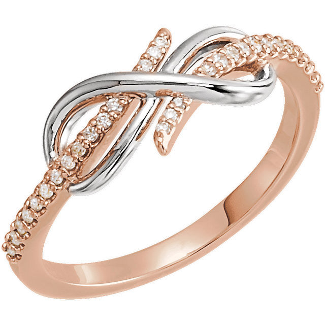 Diamond Infinity-Style Ring - Crestwood Jewelers