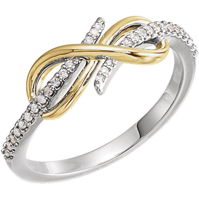 Diamond Infinity-Style Ring - Crestwood Jewelers