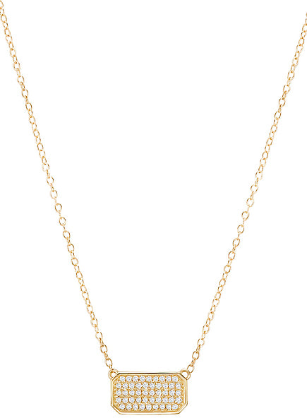 Tesoro 14K Pave Diamond Necklace - Crestwood Jewelers