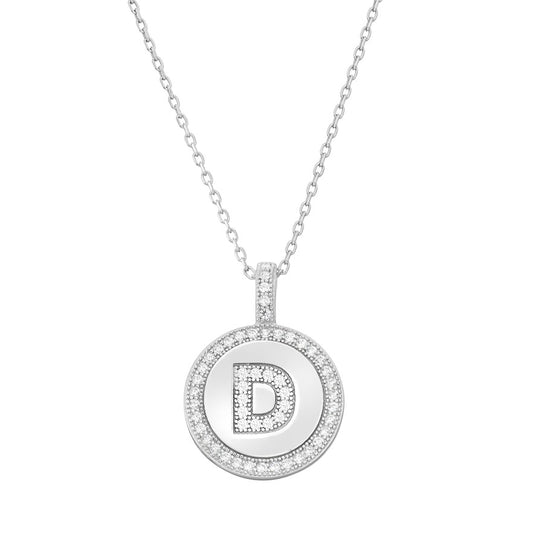 Sterling Silver Initial Necklace - Crestwood Jewelers