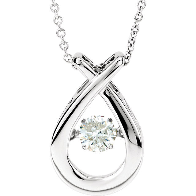 Diamond in motion necklace on sale