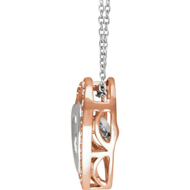 Diamond Heart 18" Mystara® Necklace - Crestwood Jewelers