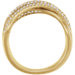 14K 1/2 CTW Diamond Criss Cross Ring - Crestwood Jewelers