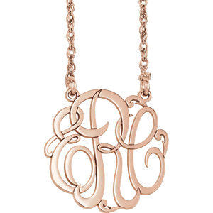 Monogram Necklace - Crestwood Jewelers
