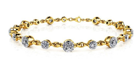 14K 2 1/5 CTTW Diamond Bracelet - Crestwood Jewelers