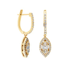 0.60crt Diamond 14k Gold Earring