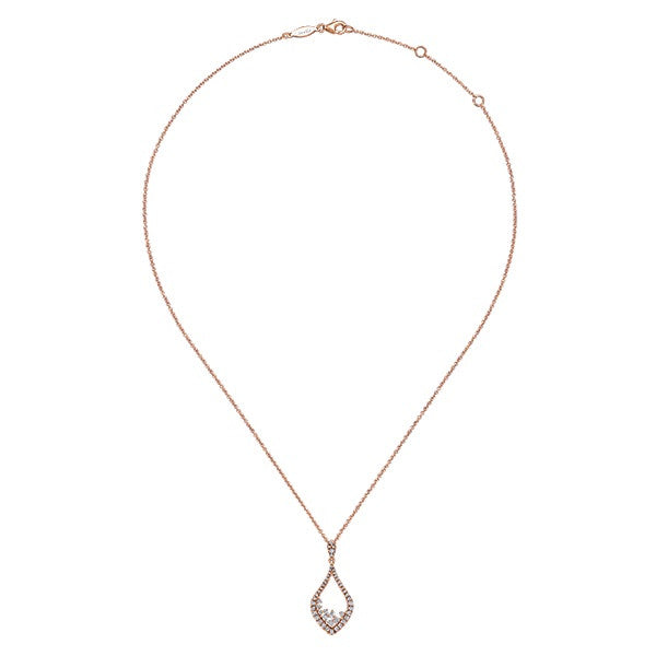 Gabriel & Co. 14k White Gold Diamond Fashion Necklace - Crestwood Jewelers