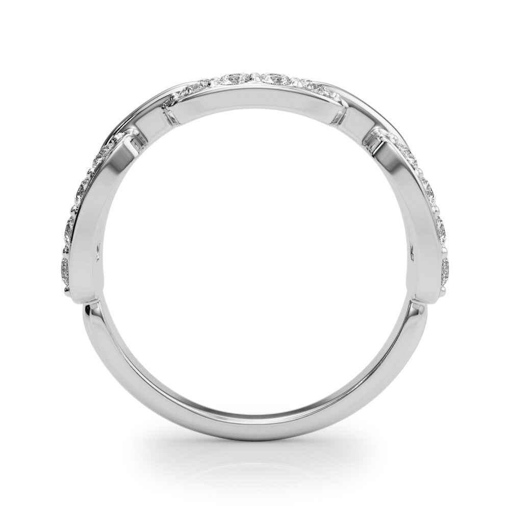 14K 3/4CT LAB GROWN DIAMOND LINK FASHION RING