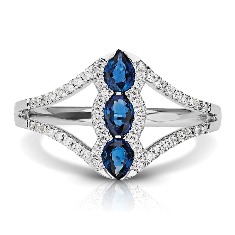 Diamond & Sapphire Ring - Crestwood Jewelers