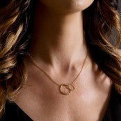 14K Couture Diamond Circle Necklace - Crestwood Jewelers