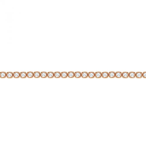 14k Diamond Beaded Tennis Bracelet 1.5 CTTW - Crestwood Jewelers