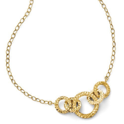 14k Fancy Diamond-Cut Necklace - Crestwood Jewelers