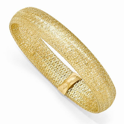 14k Gold Mesh Stretch Bracelet - Crestwood Jewelers