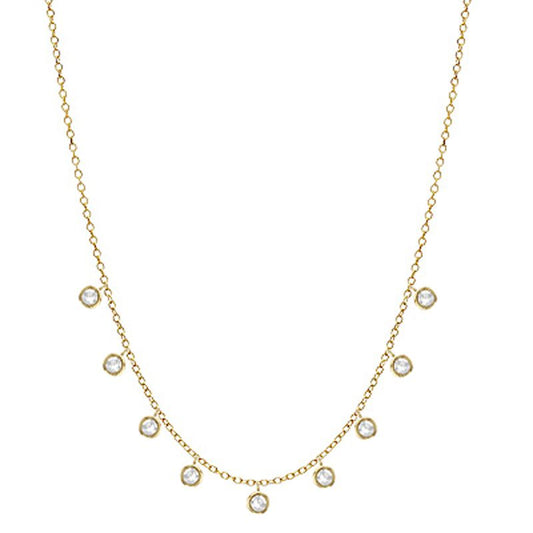 14K 1/4 CTTW Diamond Cleopatra Necklace - Crestwood Jewelers