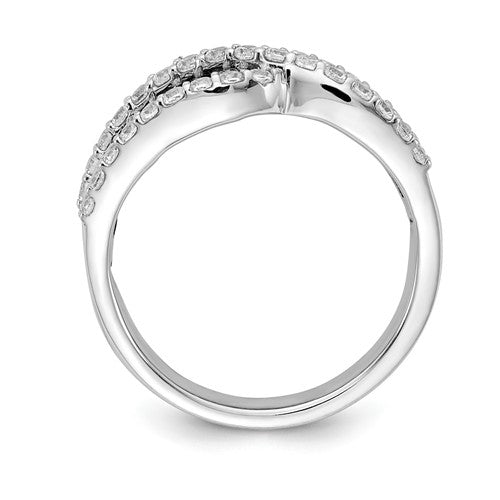 14K White Gold Sapphire Diamond Ring - Crestwood Jewelers